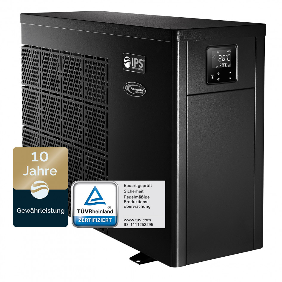 Poolheizung IPS® Inverter Premium Silent bis 36kW mit COP 16