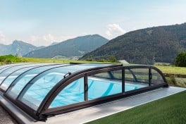 SALE: Pool-Überdachung / Poolabdeckung SkyCover® Harmony Clear 5.1x10.4m