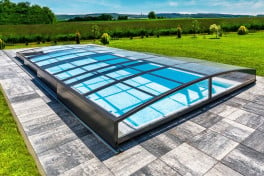 Pool-Überdachung / Poolabdeckung SkyCover® Neo 4.0x8.5m