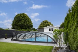 Pool-Überdachung / Poolabdeckung SkyCover® Solid 4.2x8.5m