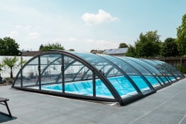 Pool-Überdachung / Poolabdeckung SkyCover® Base 3.2x6.3m