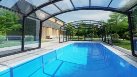 Poolhalle / Schwimmbadhalle SkyCover® Royal Clear 4.5x8.5m