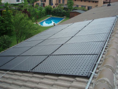 Pool-Solarheizung / Pool-Solarabsorber OKU SOLAR20SET-H 10,8m² Absorber-Komplettset, bis 20m² Wasseroberfläche