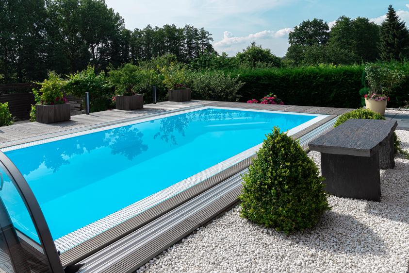 garten pool mit filteranlage