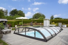 Pool-Überdachung / Poolabdeckung SkyCover® Harmony 4.7x8.5m