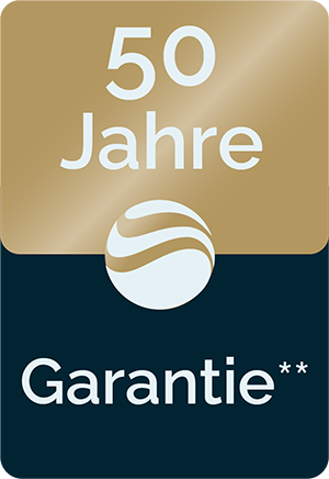 50 Jahre Garantie